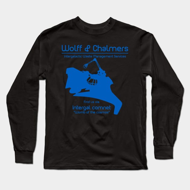 Wolff & Chalmers Long Sleeve T-Shirt by synaptyx